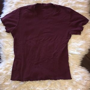 BRANDY MELVILLE burgundy top